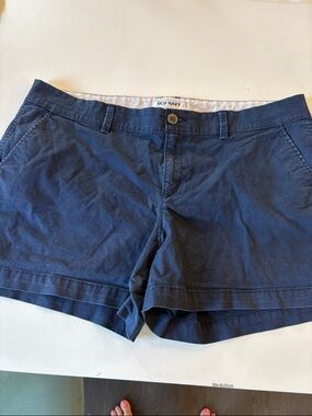 Old Navy Women's Dark Navy Chino Shorts